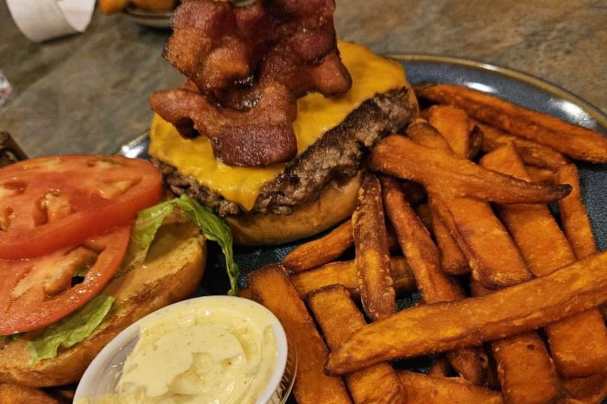 Peanut Butter Bacon Burger