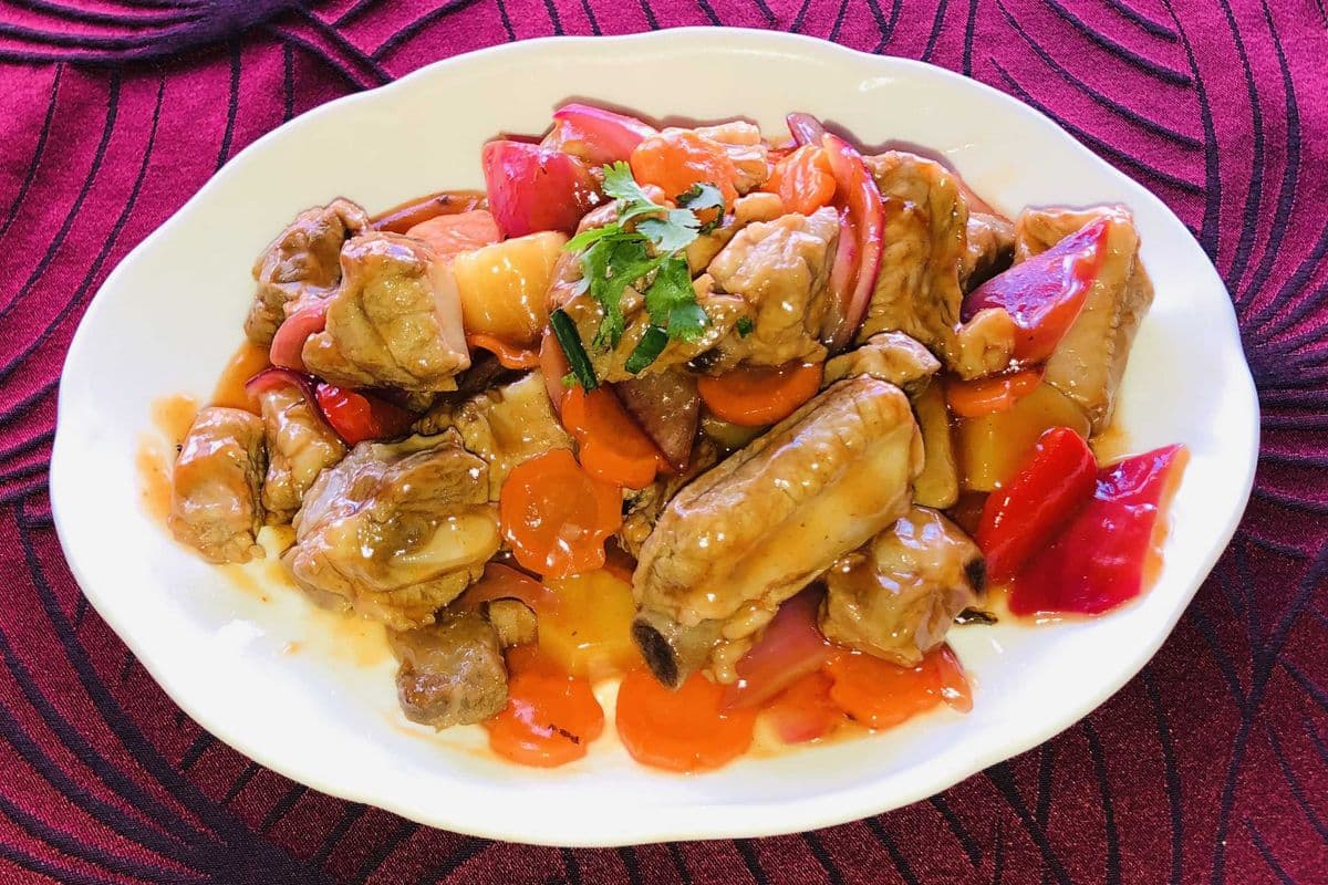 85. Sweet and Sour Breaded Ribs