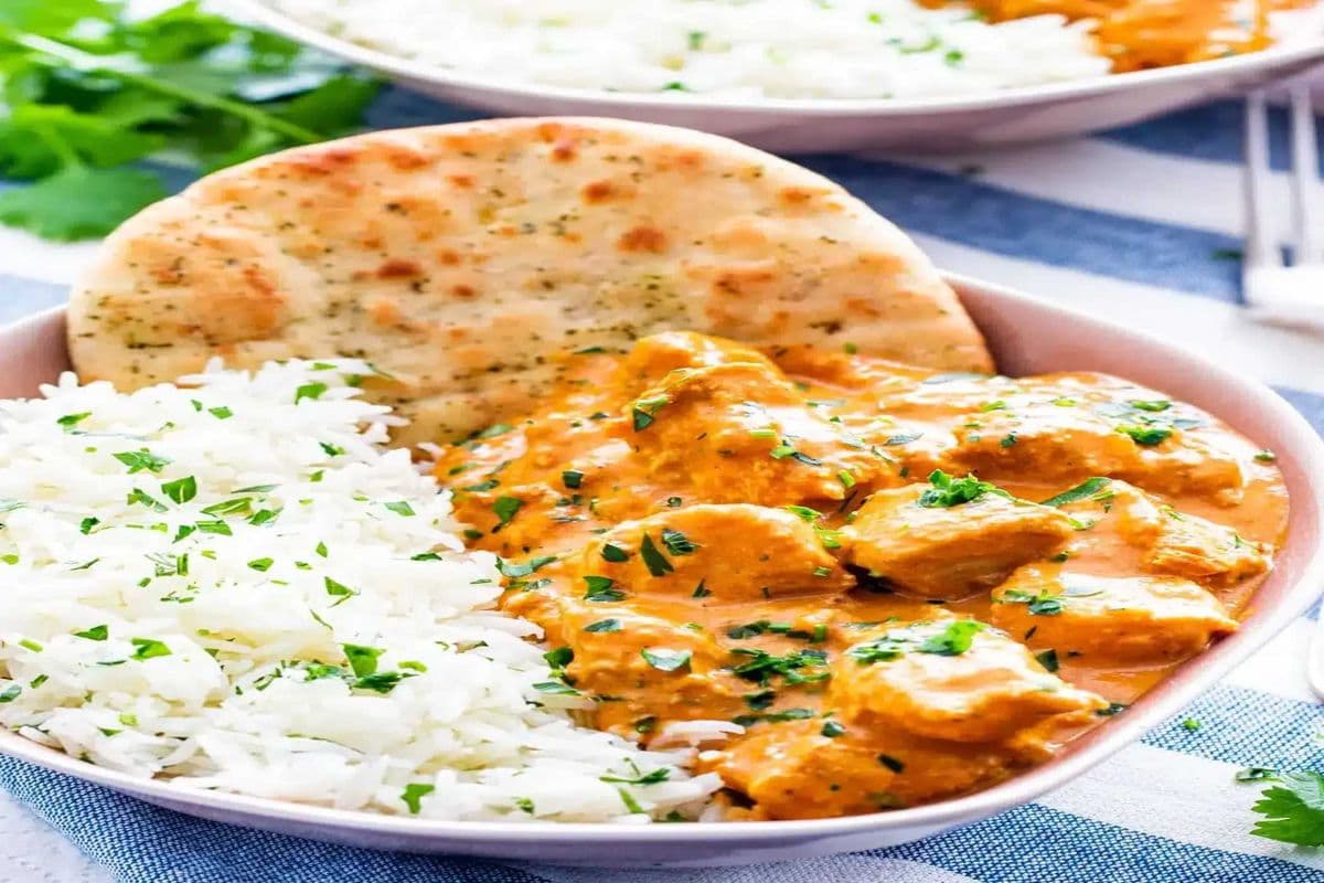 Kadhai Paneer with Naan & Rice