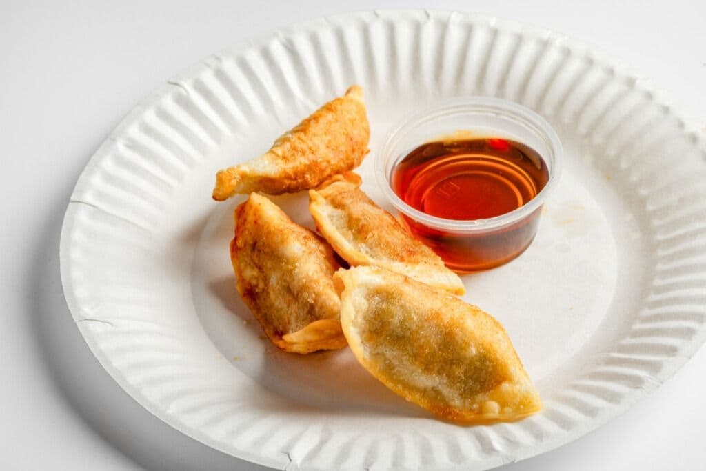 Mandoo (Deep Fried Potstickers) (6pcs)