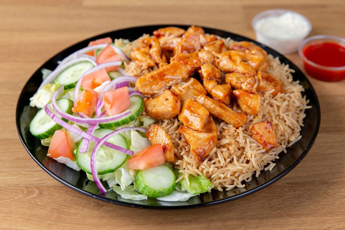 Sweet Chili Chicken Over Rice