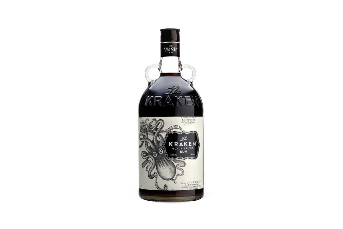 The Kraken Black Spiced Rum (750 ml Bottle) (1 x 750ml)
