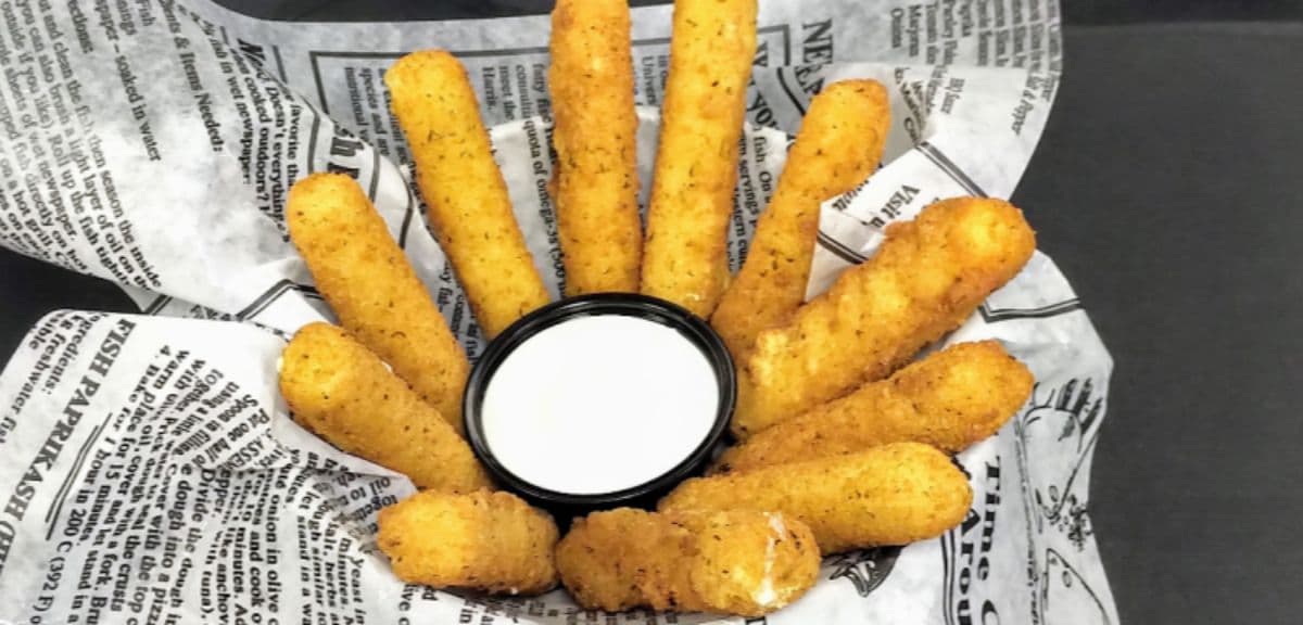 Deep Fried Mozza Sticks