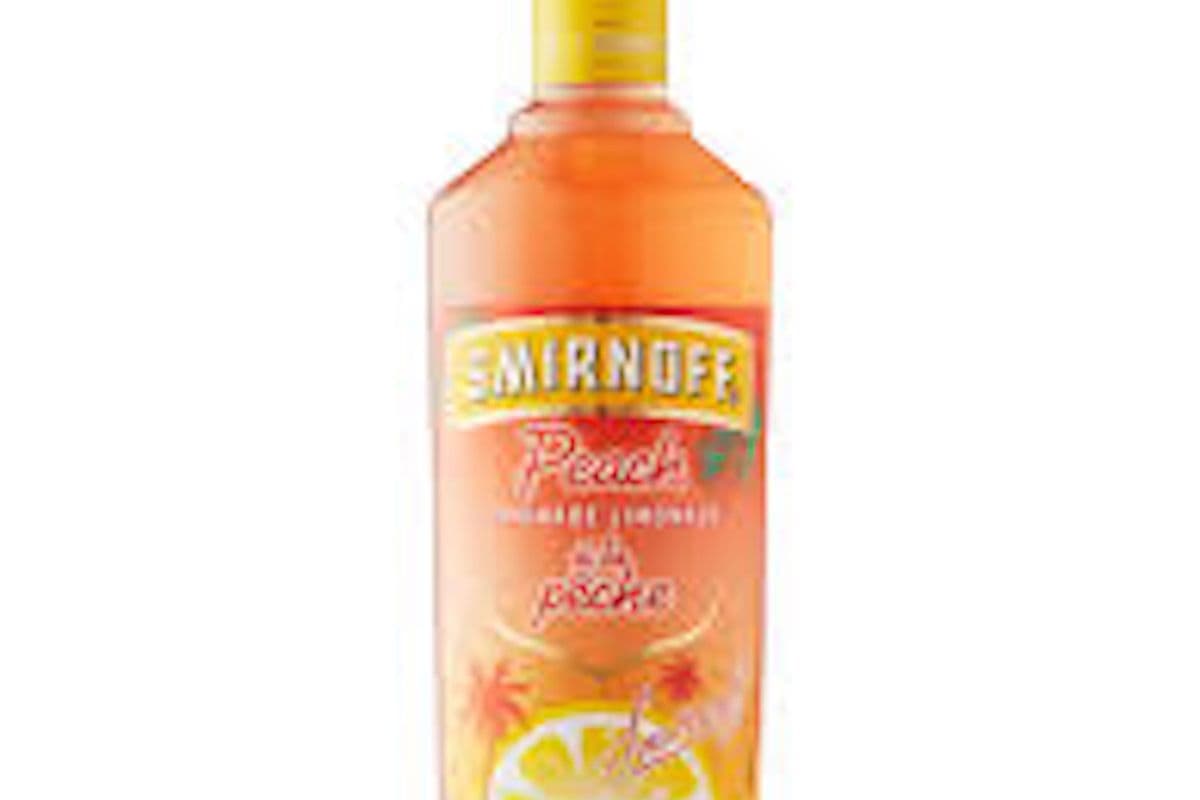 smirnoff vodka peach lemonade (1 x 750 ml)