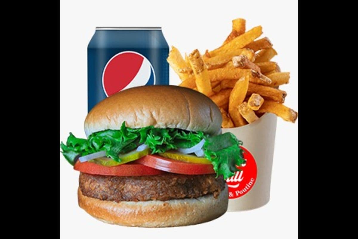 Veggie Burger Fries Combo
