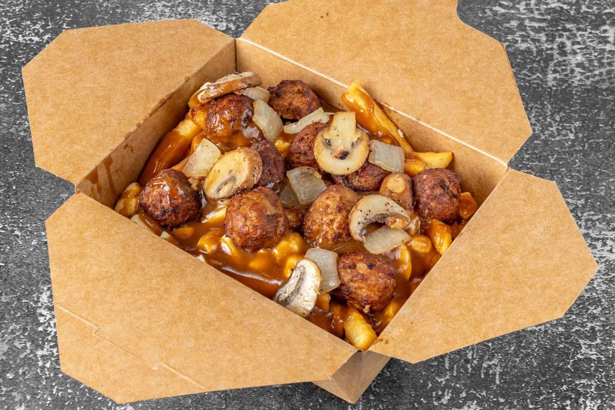Mamas Mean Meatball Poutine