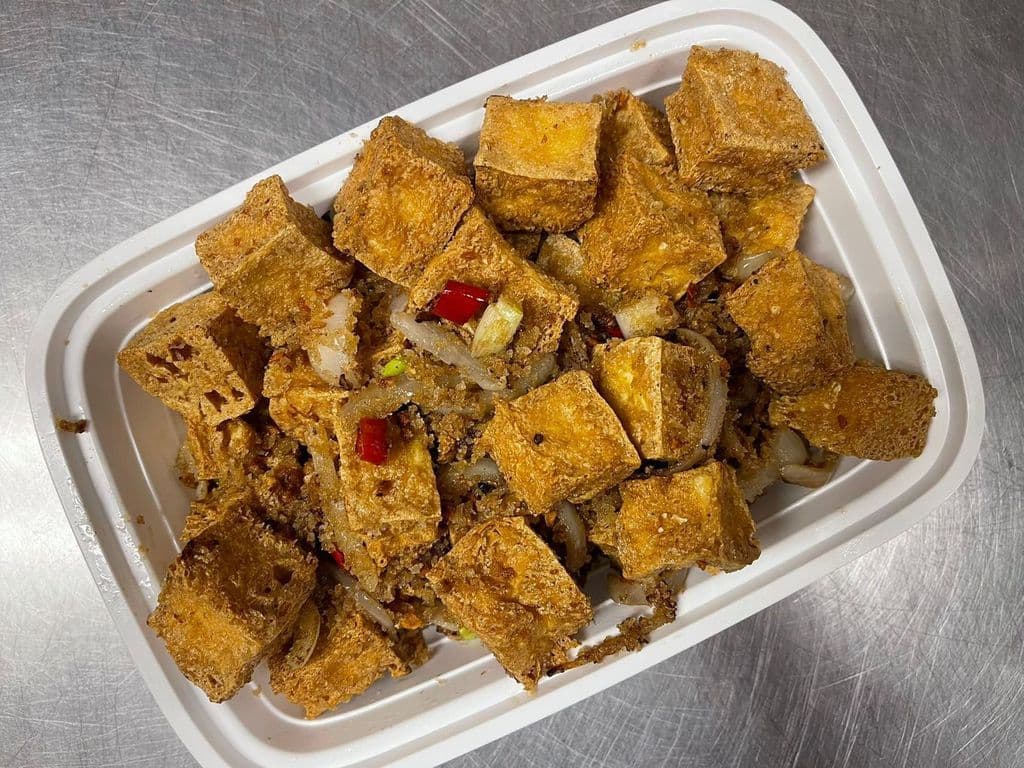 66. Deep-Fried Tofu with Pepper Salt