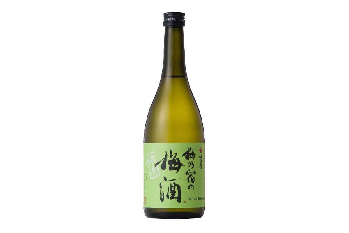 Umenoyado Green Tea Plum Sake (720 ml Bottle) (1 x 720 ml)