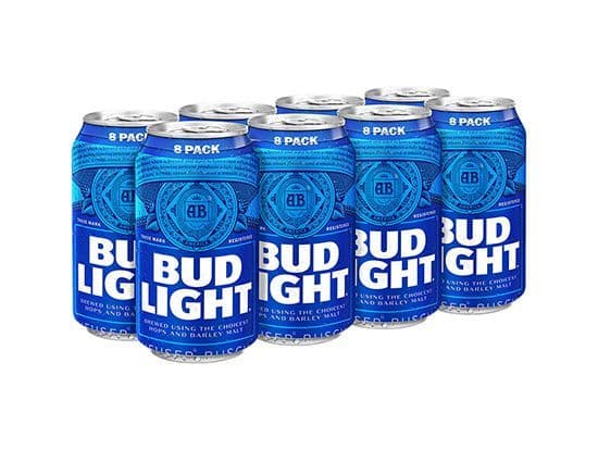 Bud Light 8can, 355mL domestic (4.0% ABV)