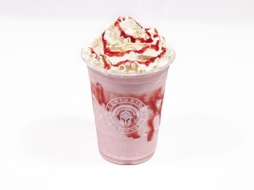 STRAWBERRY AND CREAM FRAPPE