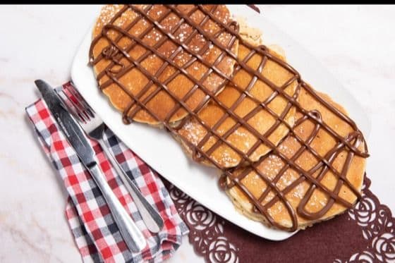 Nutella Pancakes (3 pcs)