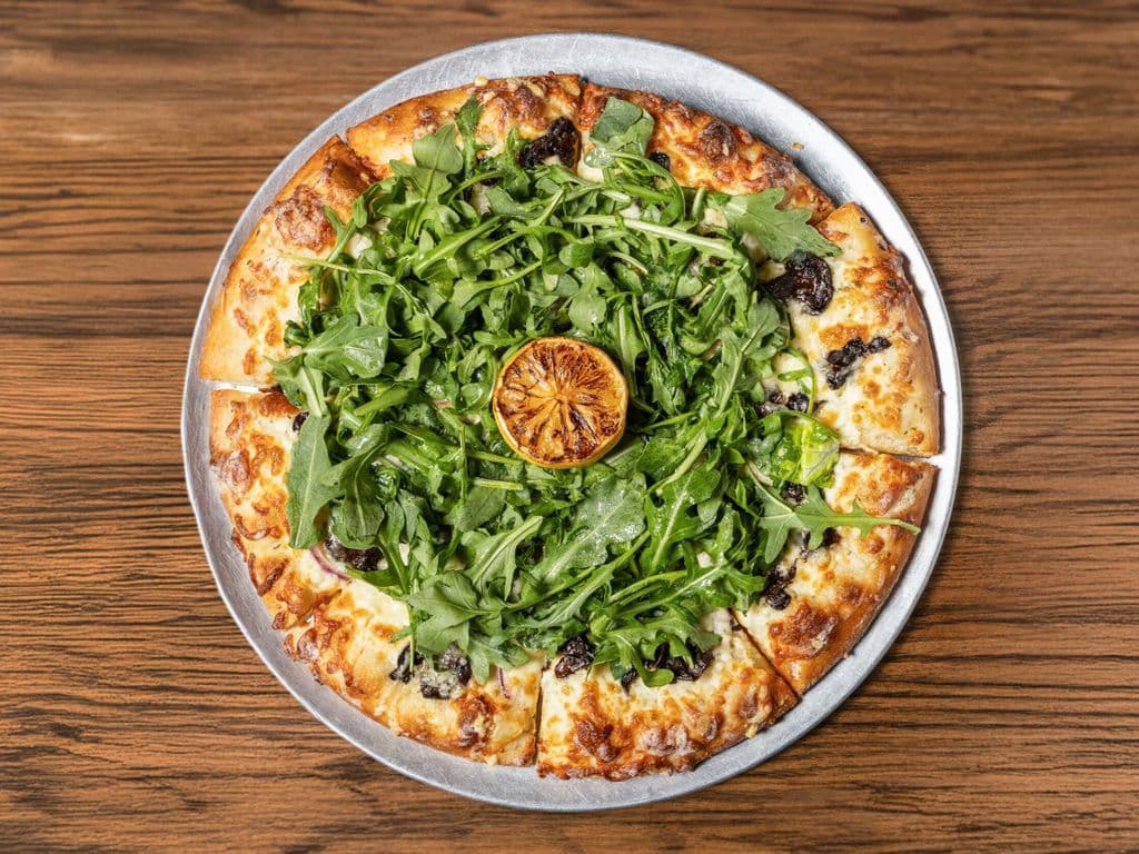 Garlic Mushroom Pizza