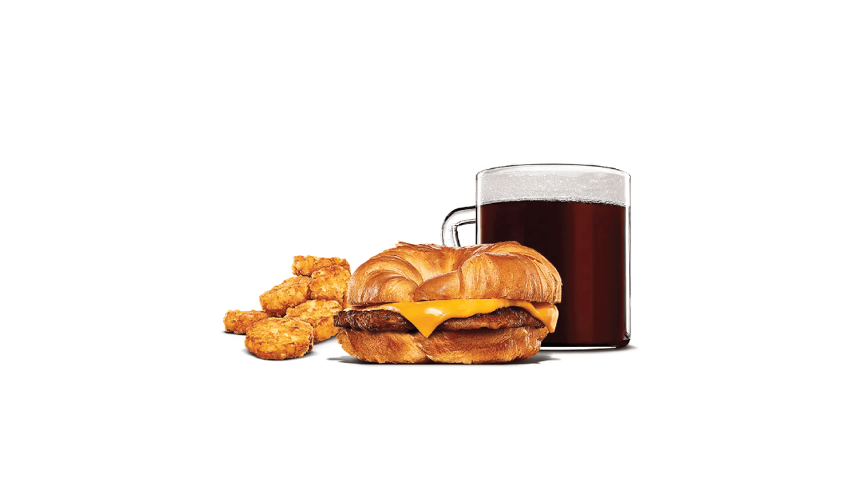 Sausage & Cheese Croissan'wich® Medium Combo