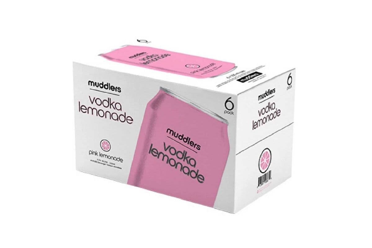 Muddlers Pink Lemonade (6 Pack Cans) (6 x 355 ml)
