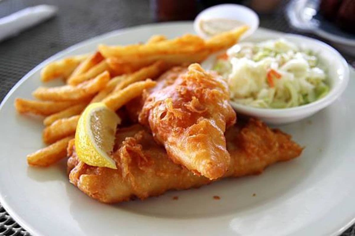Haddock Fish and Chips (2 pcs)
