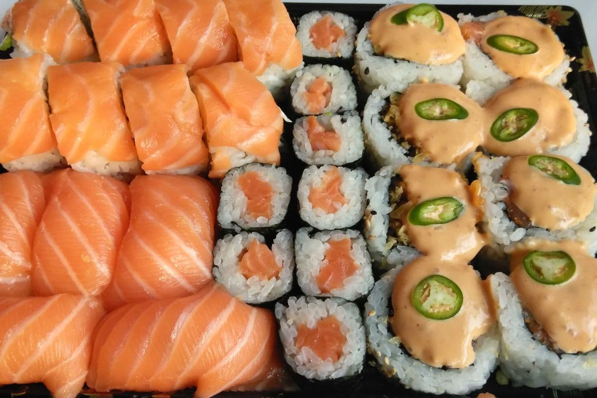 Salmon Sushi Combo