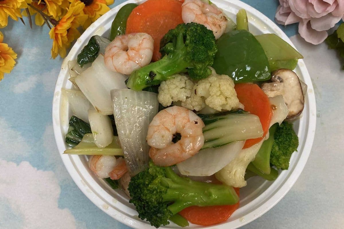 Shrimps with Mixed Vegetables