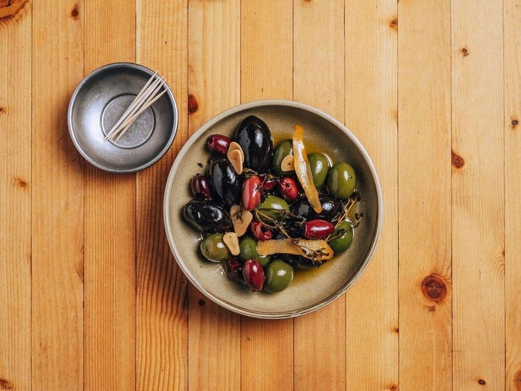 marinated olives