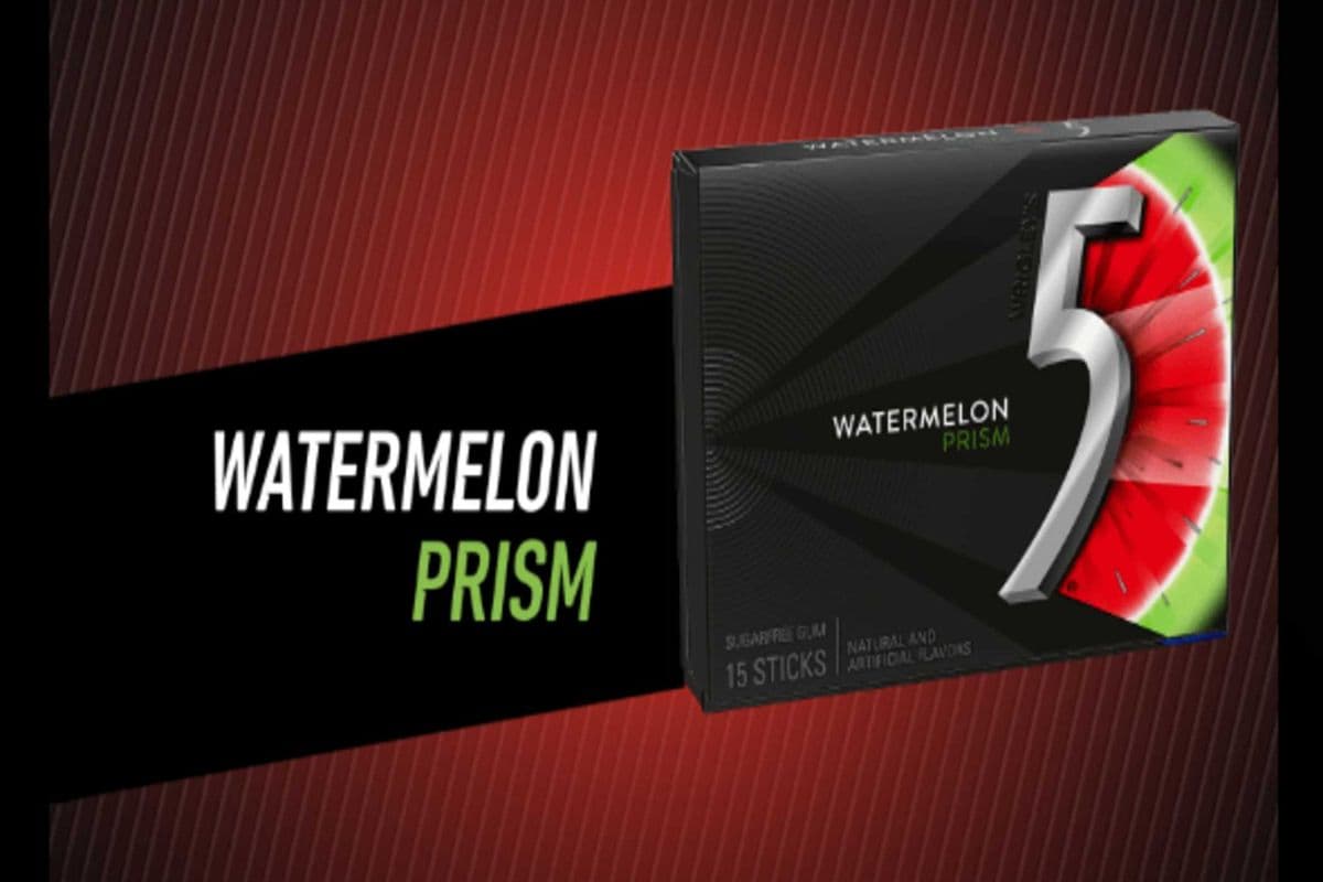5 gum Watermelon Prism