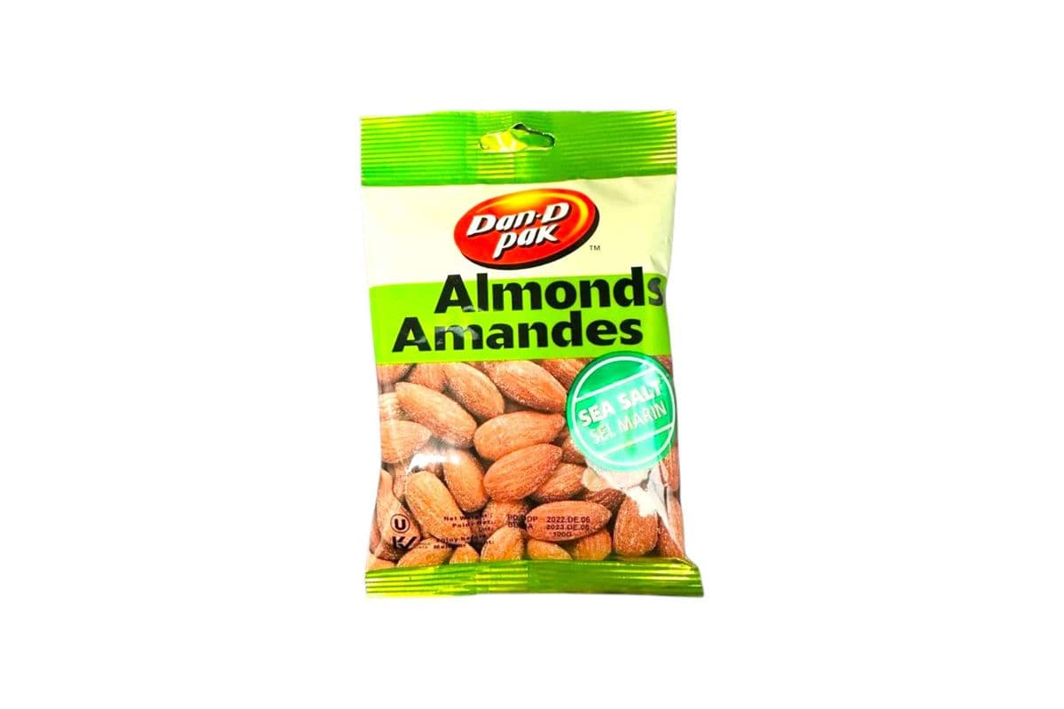 Dan-D Pak Almonds Sea Salt (100g) (320 Cal)