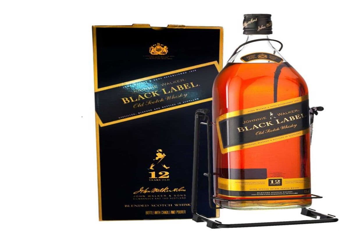 771489. JOHNNIE WALKER BLACK LABEL 1750ML (1 x 1.75L)