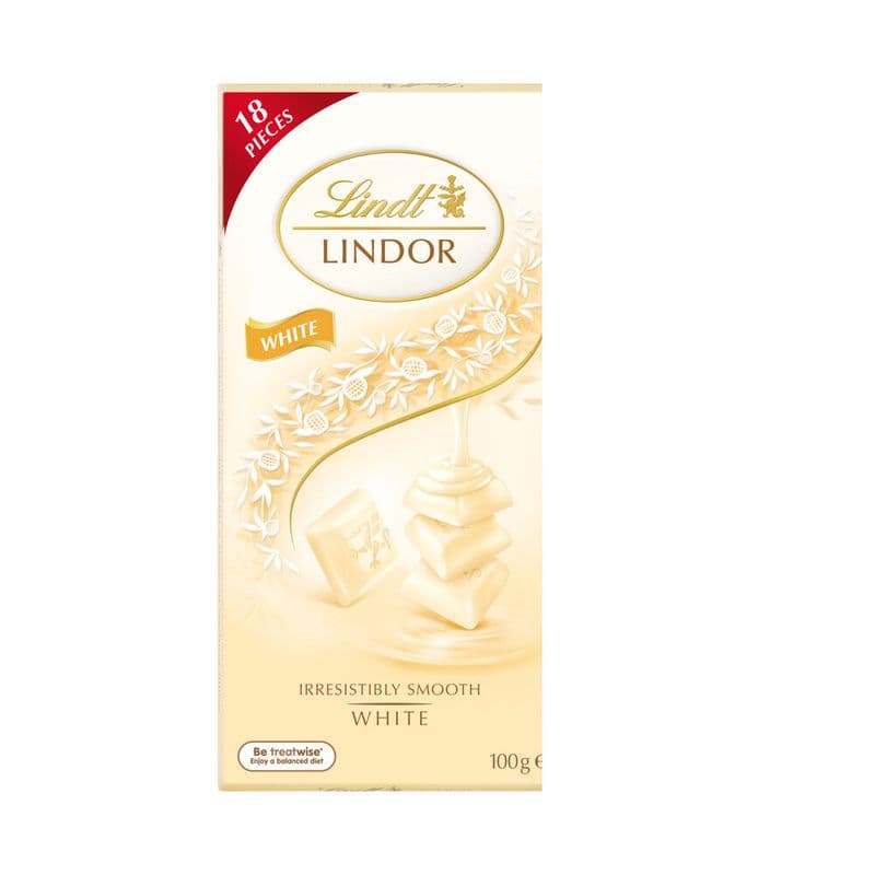Lindt Swiss Classic Chocolat Blanc 100g/ Lindt Swiss Classic White Chocolate 100g