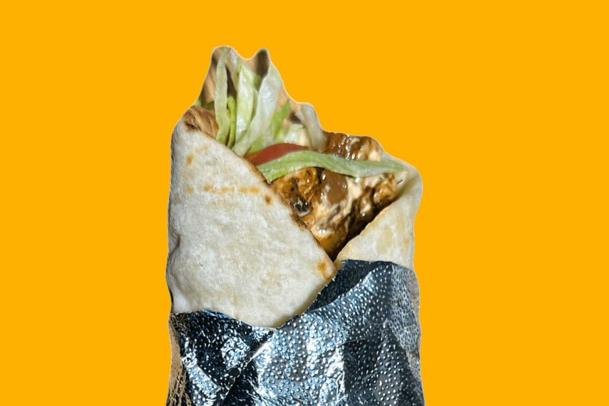 Voodoo Chicken on a Pita