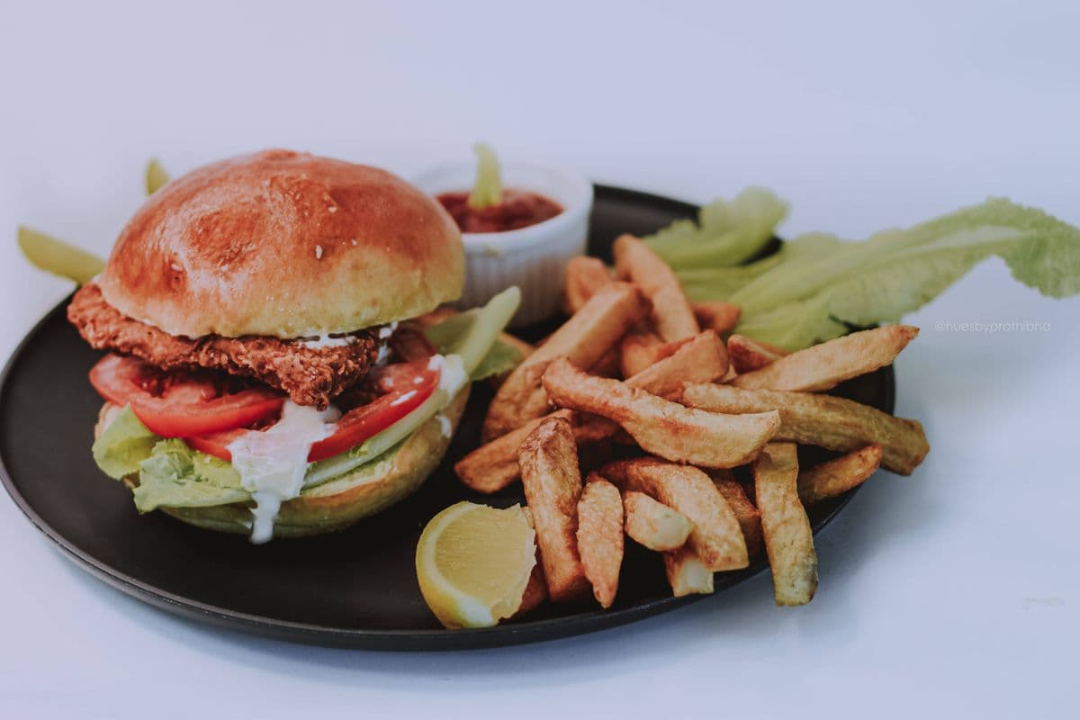 Spicy Chicken Burger Combo