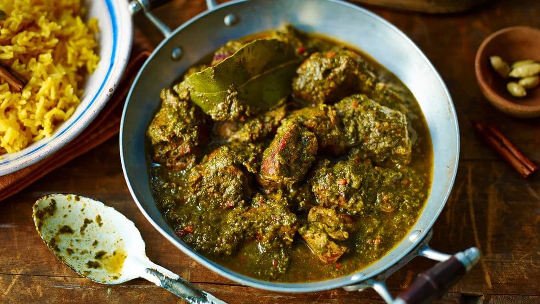 Meat Saagwala (Goat)