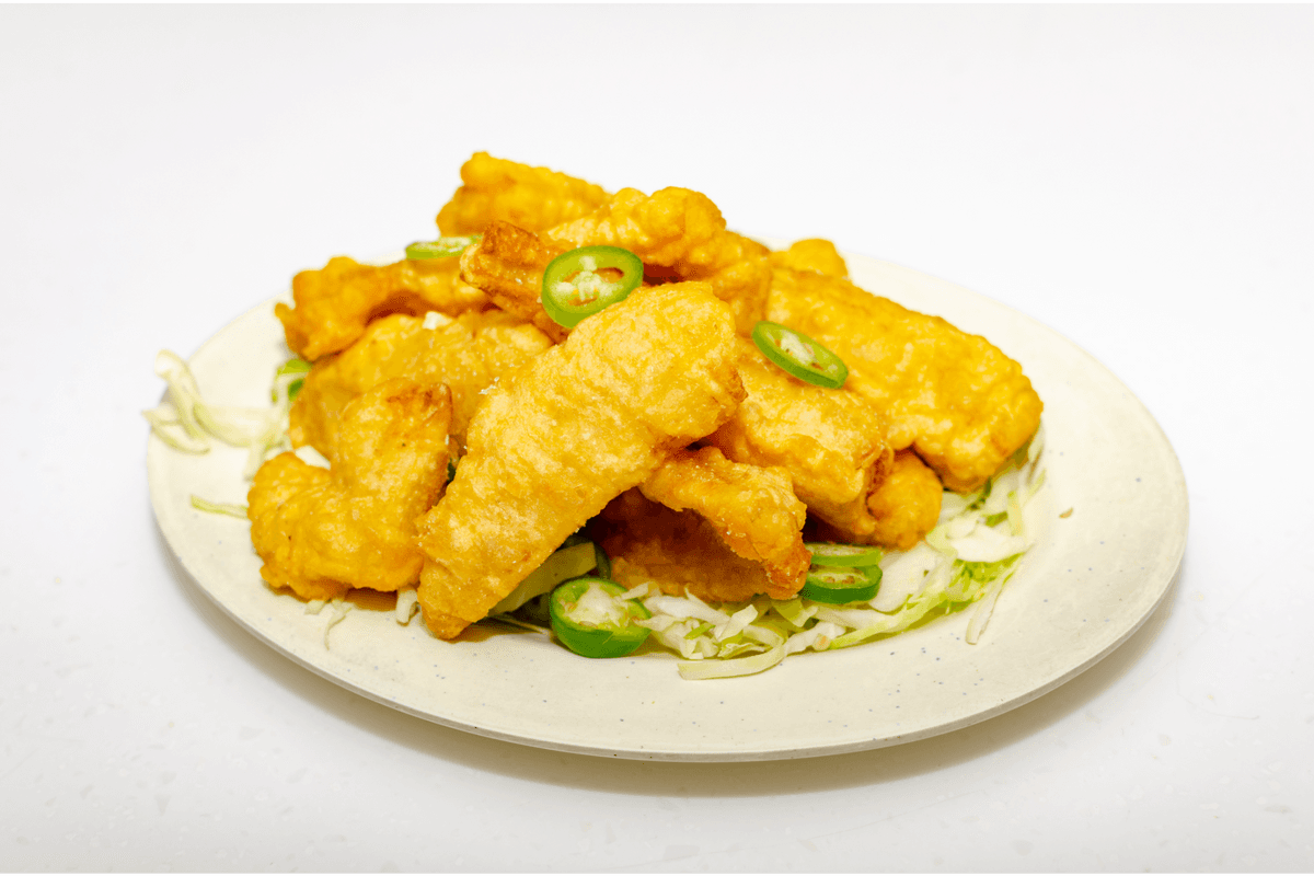 Deep-Fried Squids with Rock Salt and Pepper (Dim Sum) 椒鹽鮮魷 (點心)