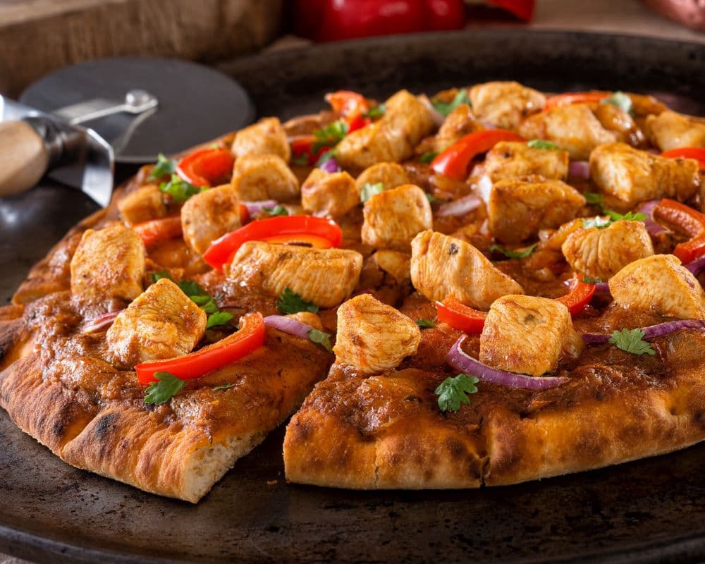 Organic Free Range Grilled Chicken Pizza