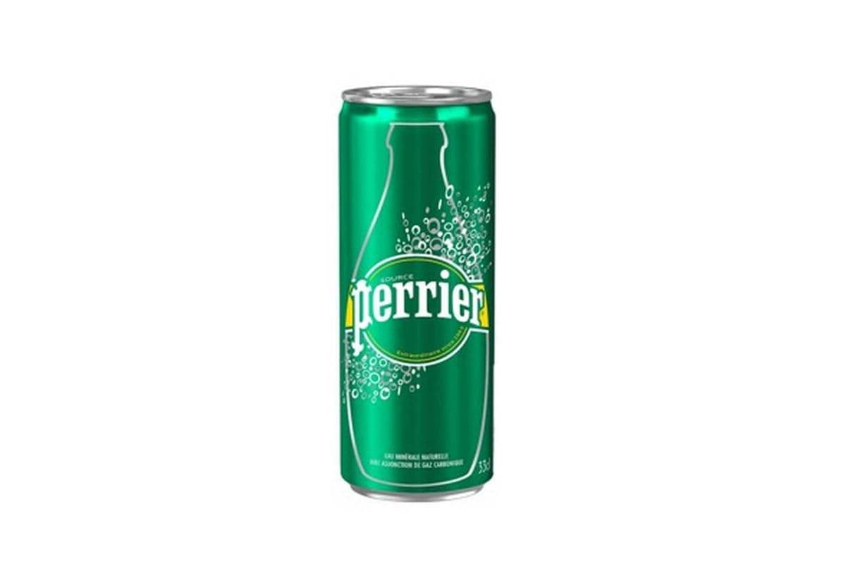 Canned Perrier Water