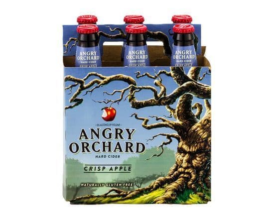 Angry Orchard Cider Co. Crisp Apple, 6 x 355 ml