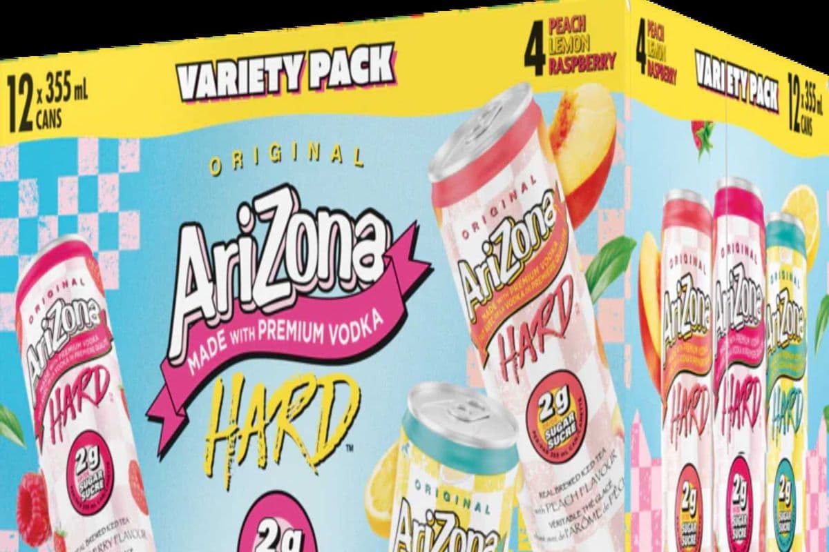 138012. Arizona Hard Iced Tea 2G Variety Pack 12 Cans (1 x 12pc)
