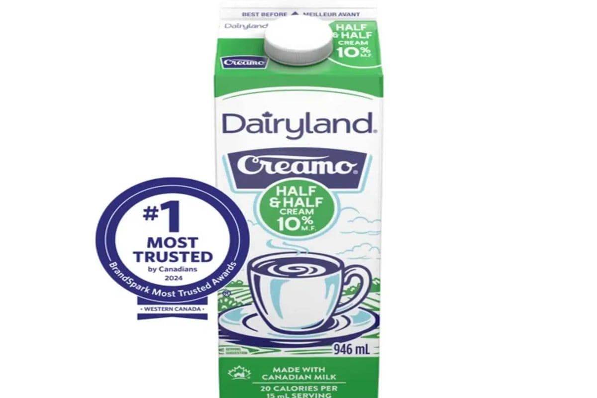 Dairyland 10% Half & Half Cereal Cream, 946 mL