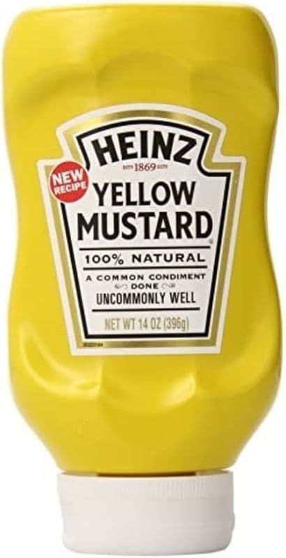 Heinz Moutarde Jaune 375ml/ Heinz Yellow Mustard 375ml