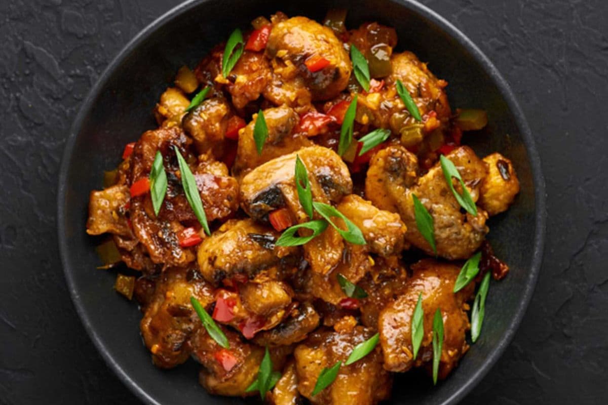 Chilli mushroom dry