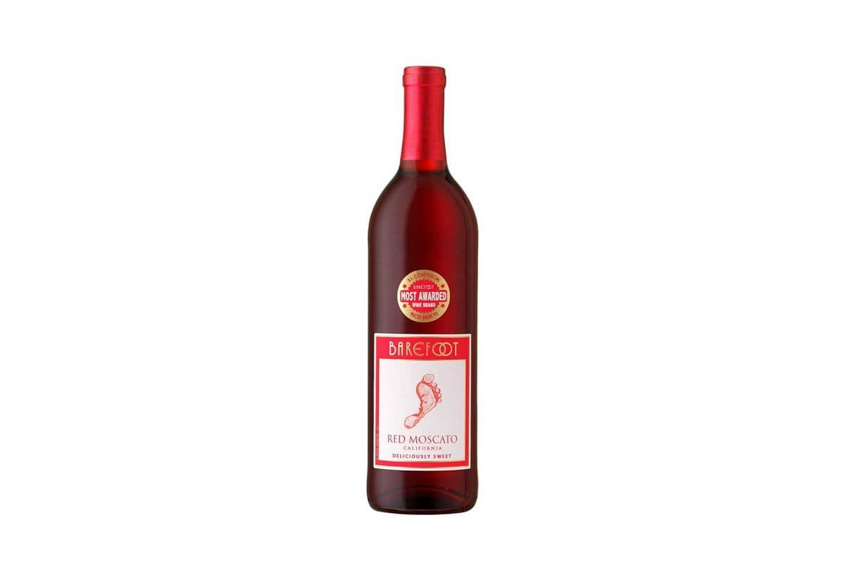 Barefoot Red Moscato (1 x 750 ml Bottle)