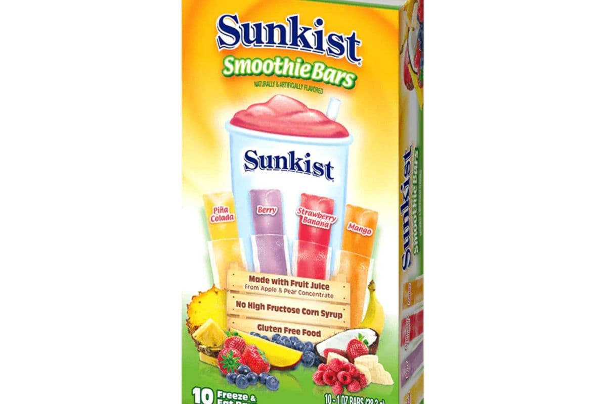 Sunkist Smoothie Bars Freeze & Eat