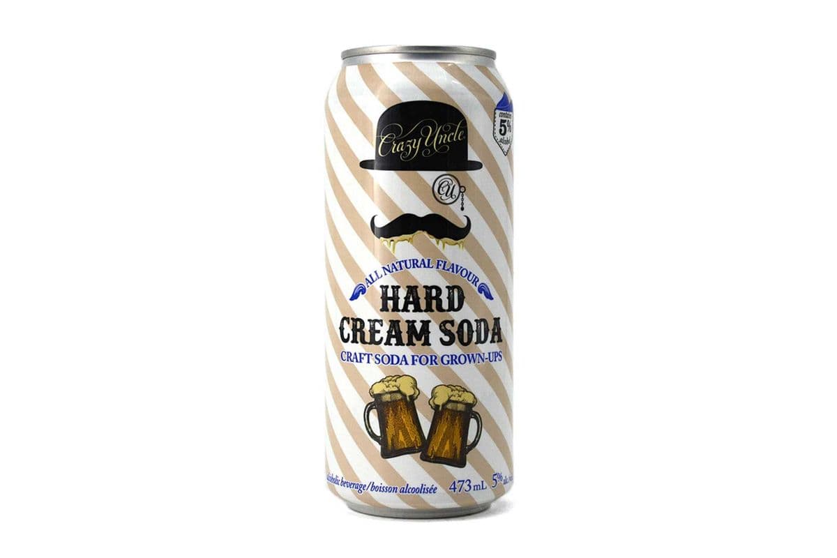Crazy Uncle Hard Cream Soda Single Can (1 x 473ml)