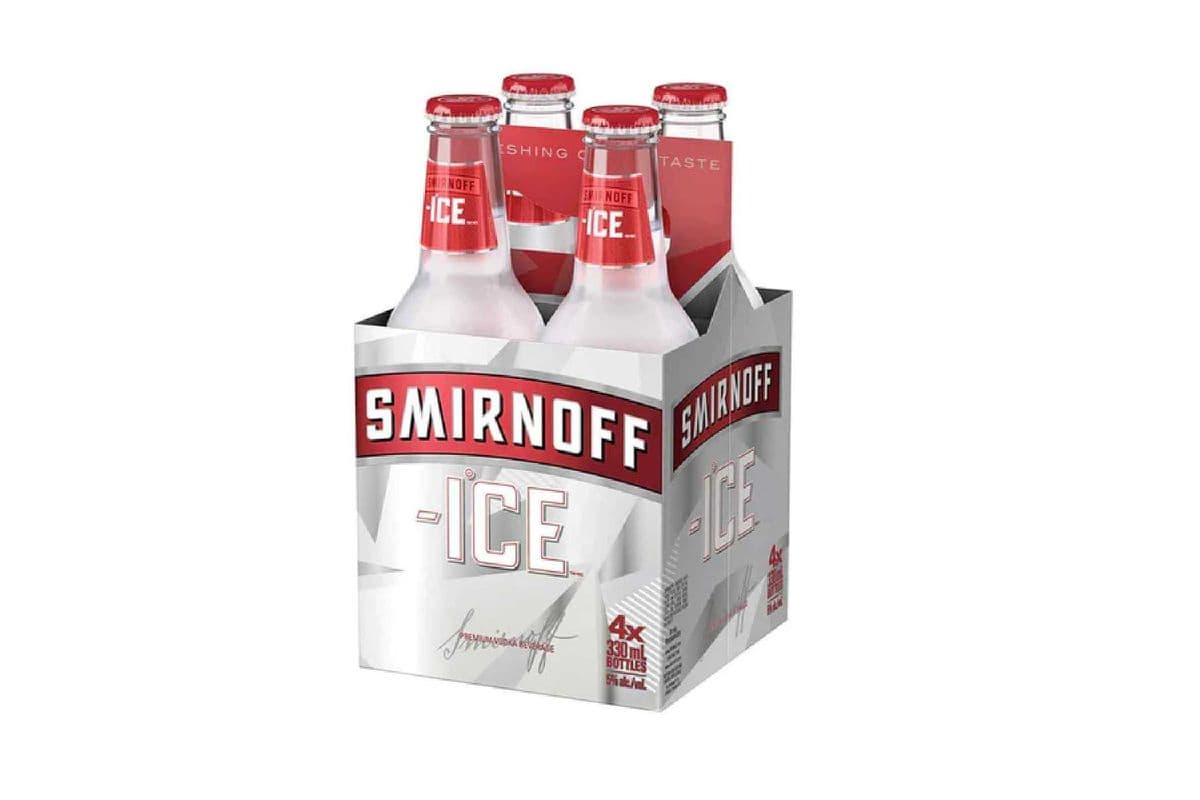 Smirnoff Ice (4 Pack Bottles) (4 x 330 ml Bottles)