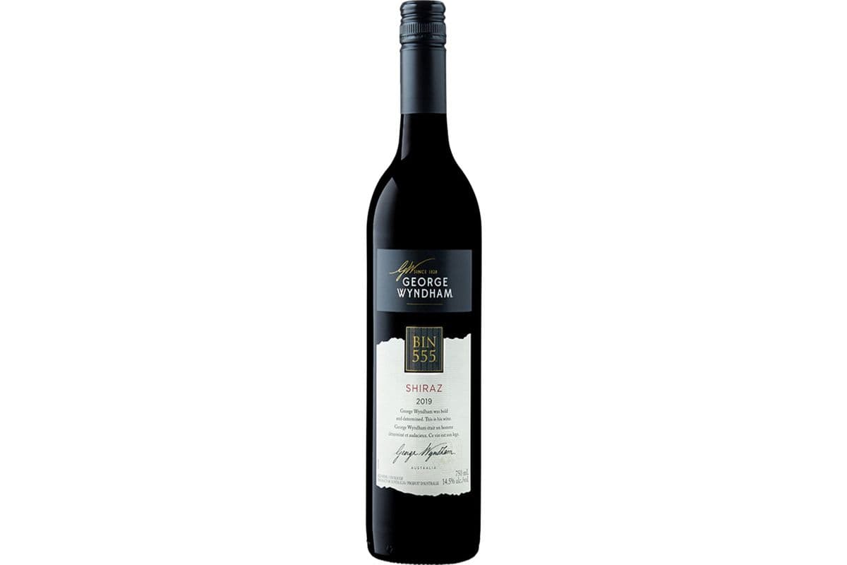 Wyndham Estate Bin 555 Shiraz (1 x 750mL)