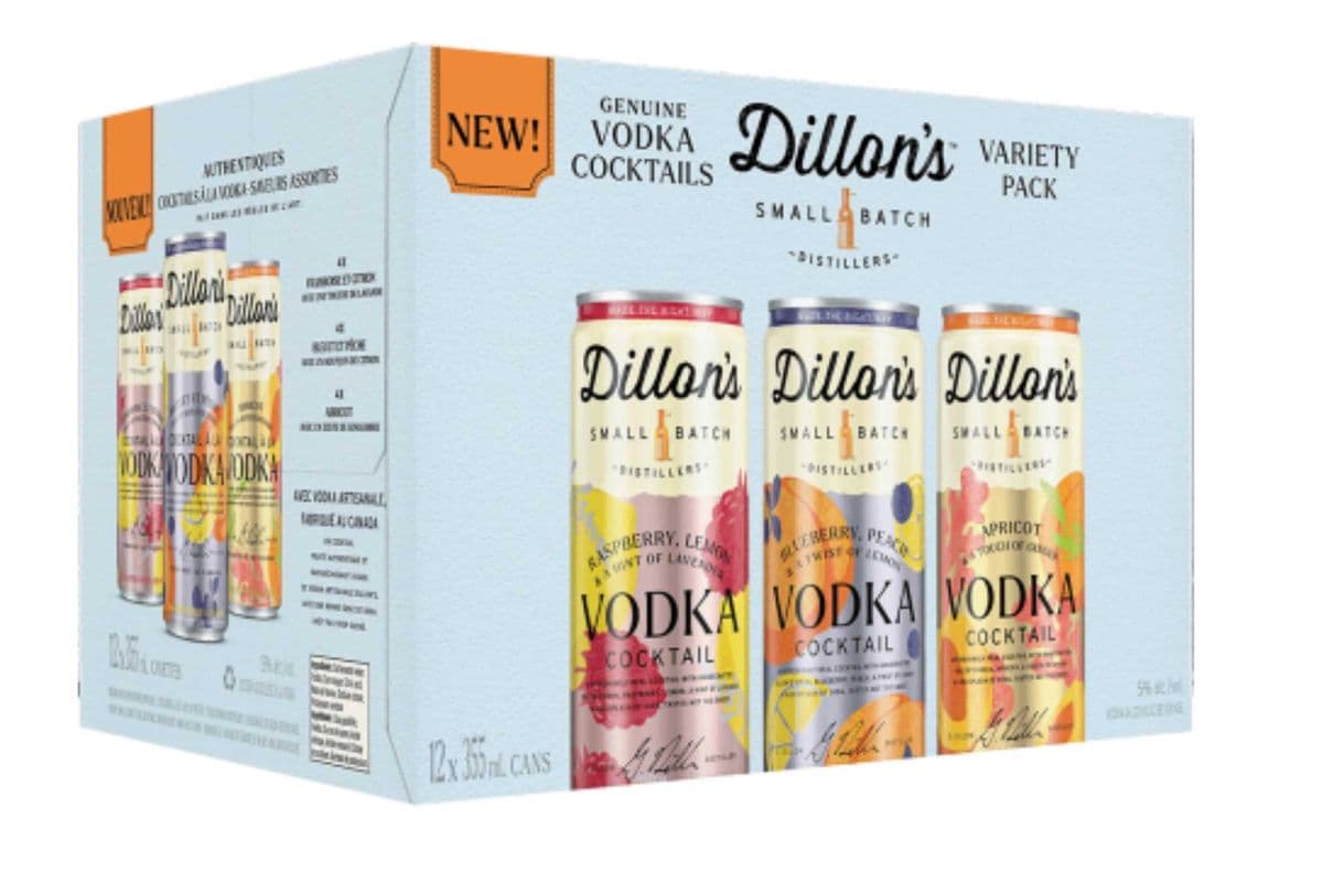 DILLONS VODKA COCKTAILS VARIETY 12PK (12 x 355ml)