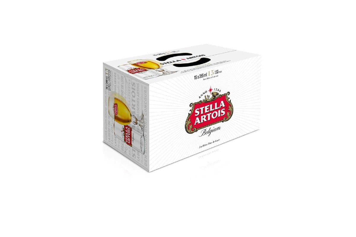 Stella Artois (15 Pack Cans) (15 x 355 ml Cans)