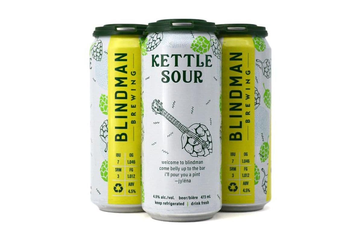 BLINDMAN DRY HOPPED KETTLE SOUR 4*473ML (1 x 473ML)