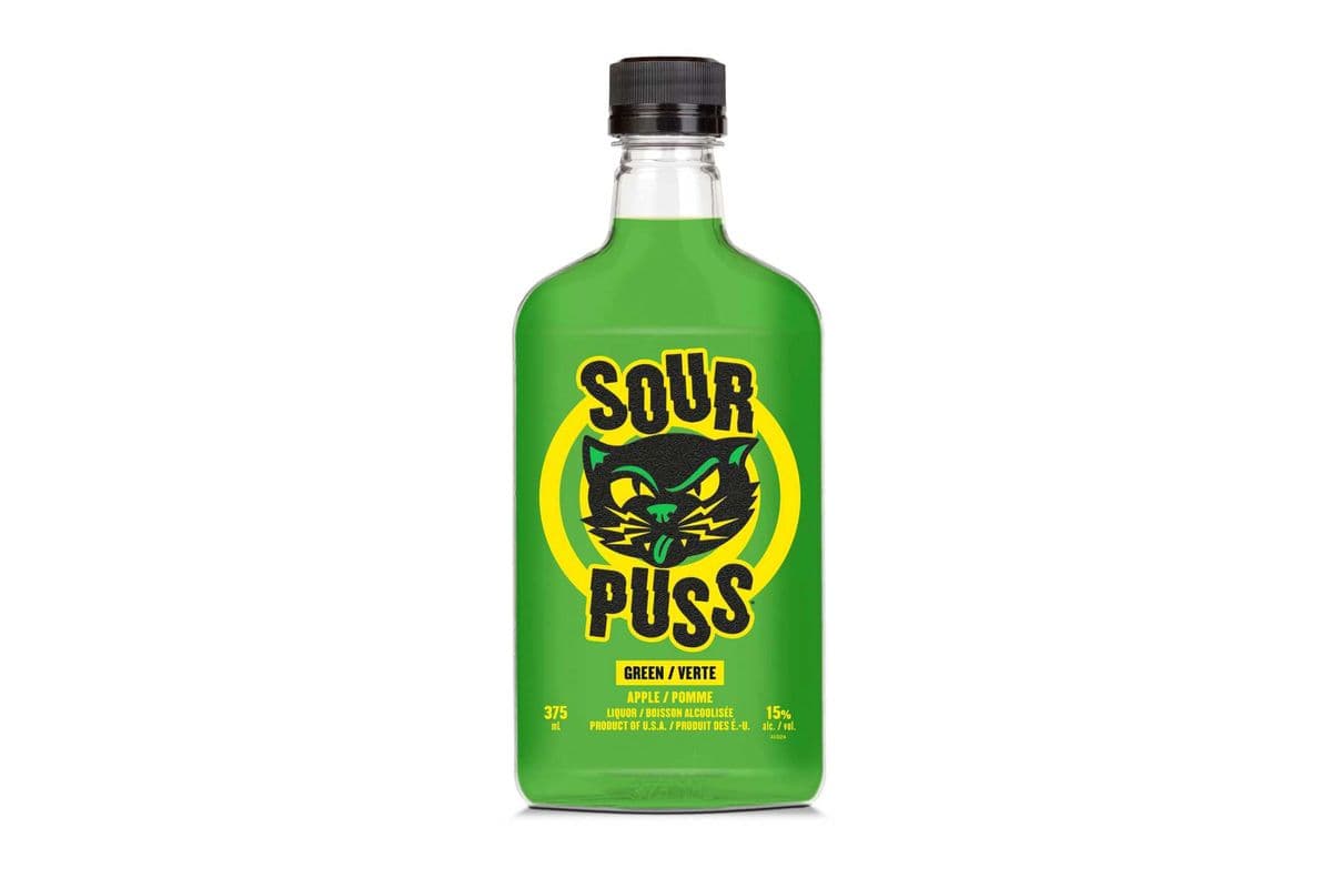 Sour Puss Green Apple (1 x 375ml)