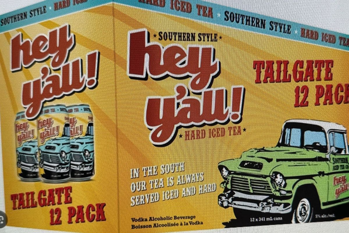 Hey Y'all! Southern Style Beer (Hard Iced Tea) (12 x 330 ml)