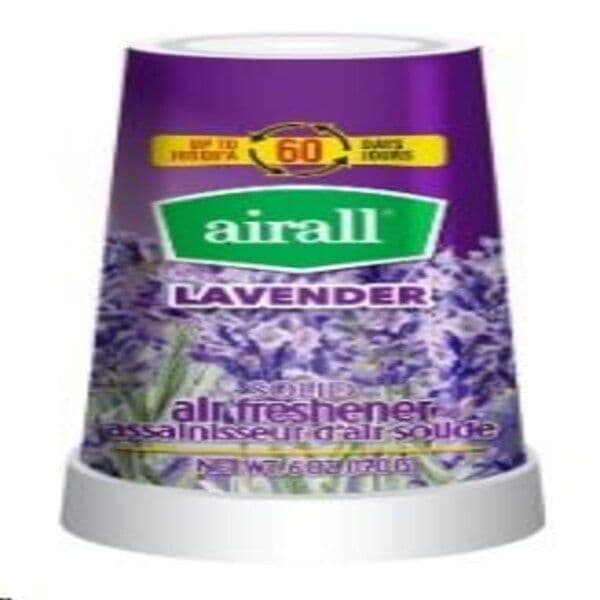 Airall Assainisseur d'Air Solide Lavendre 6oz/ Airall Solid Air Freshener Lavender 6oz