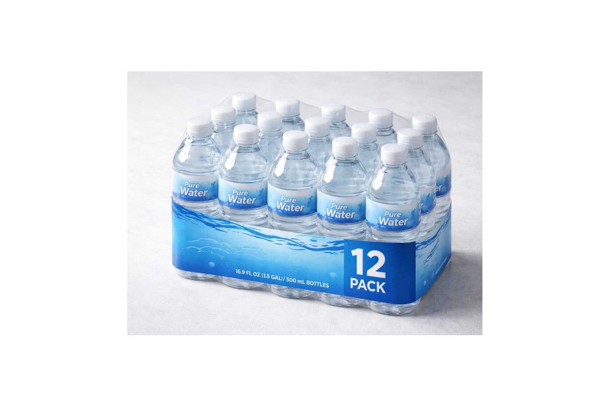 12 Pack Bottled Water
