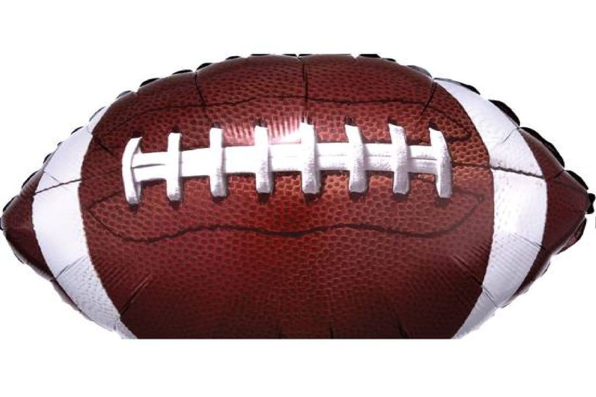 18" Foil Balloon - Football ( Oval Shape - Brown Color)